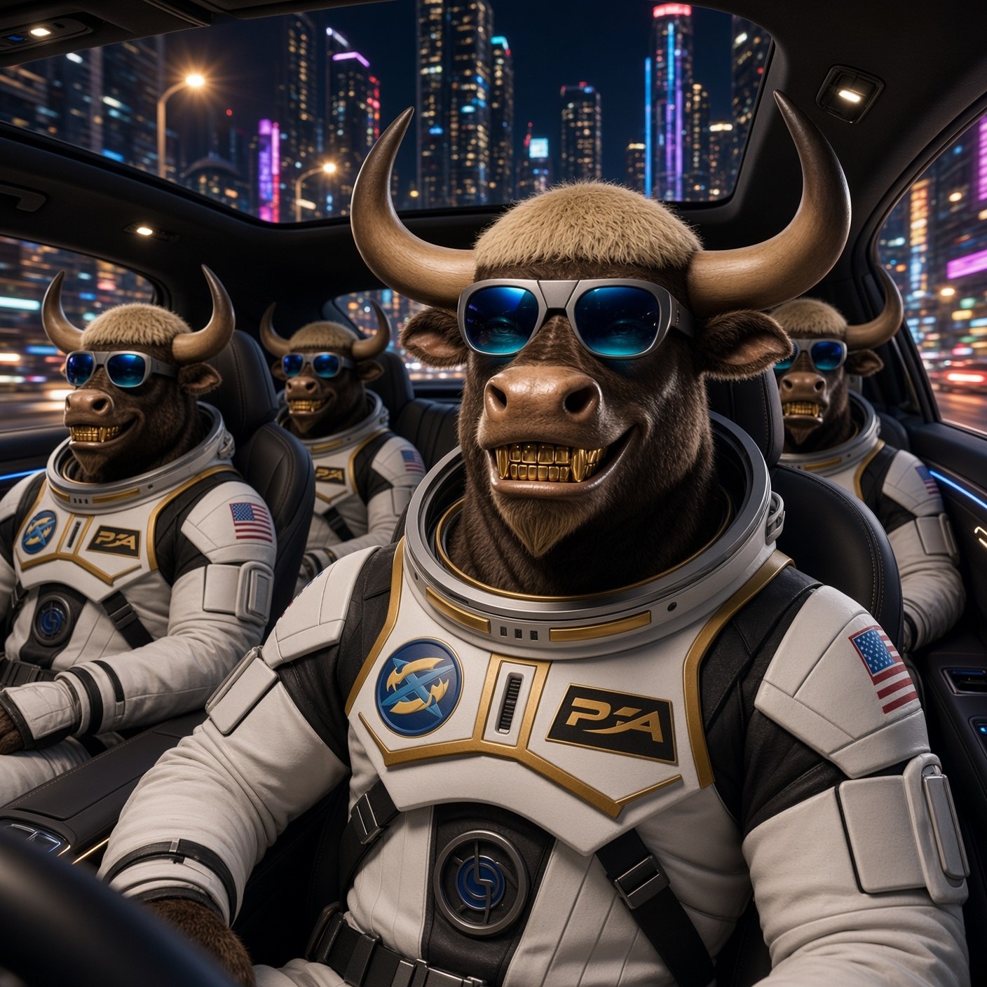 The crew rolls out